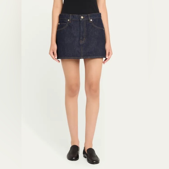 FRAME DENIM Mini Skirt / rinse wash / size 27